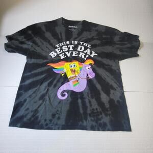 SpongeBob SquarePants tie-dye tee #SpongeBobSquarePants #TieDye
